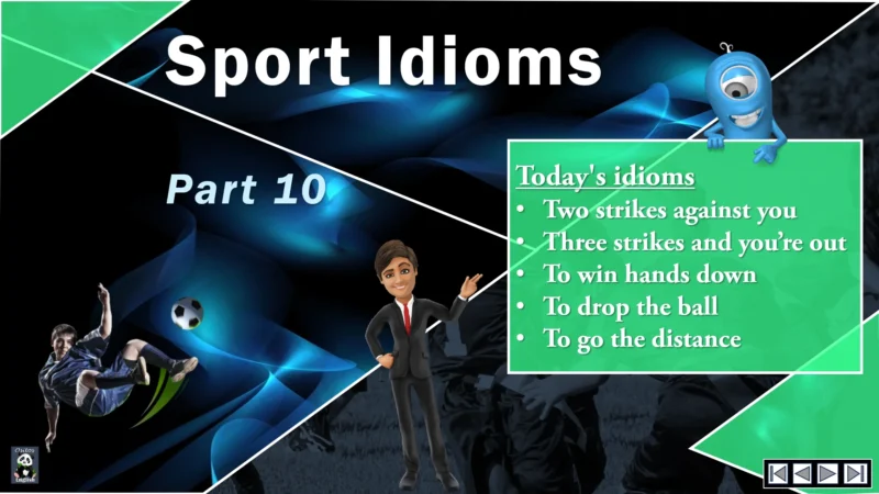 Ositos English Sports Idioms: Part Ten