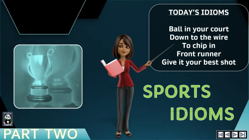 Ositos English Sports Idioms: 10-PART SERIES