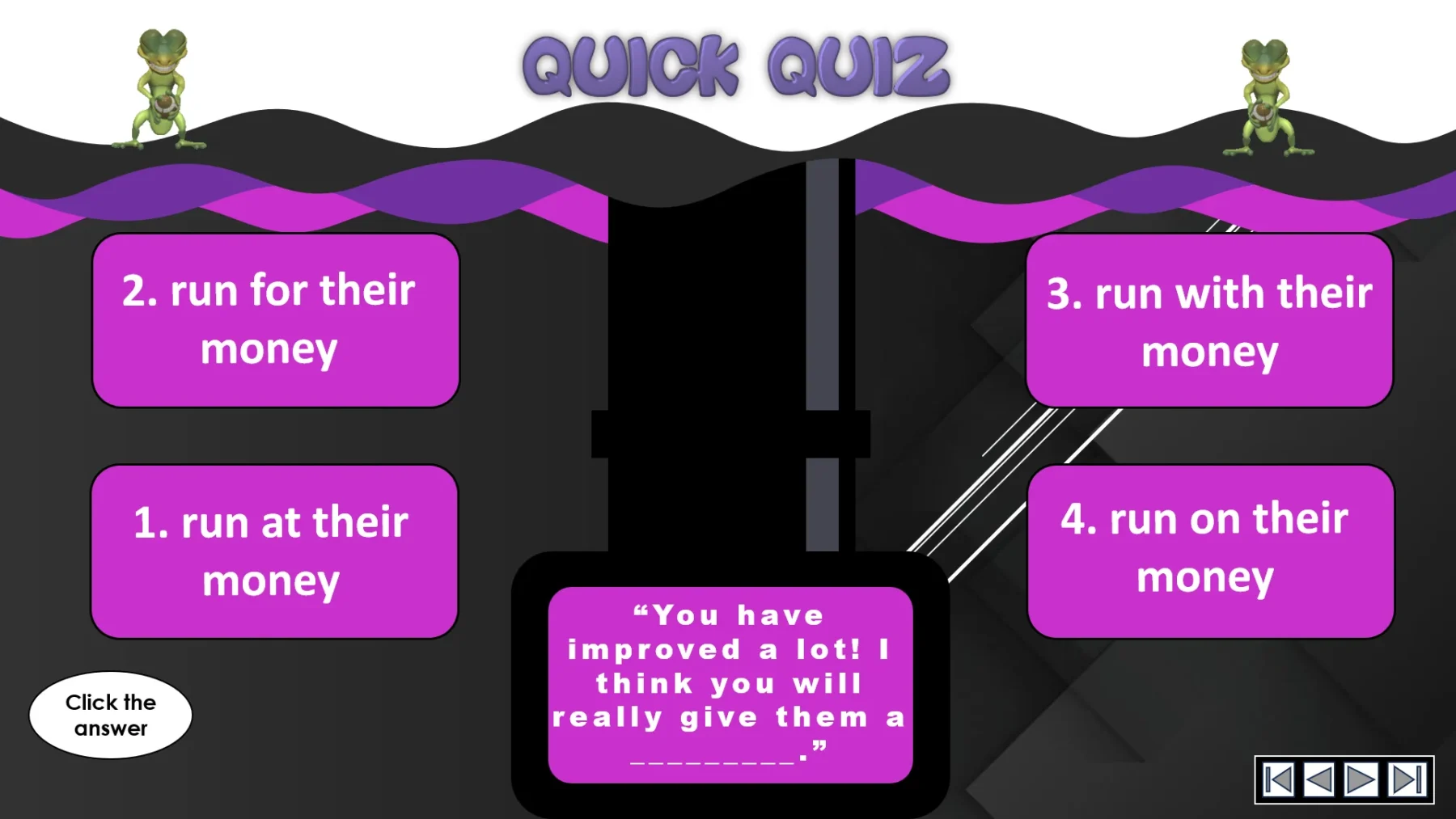 Ositos English Sports Idioms: Part Three