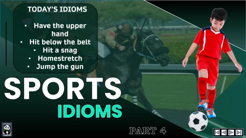 Ositos English Sports Idioms: 10-PART SERIES