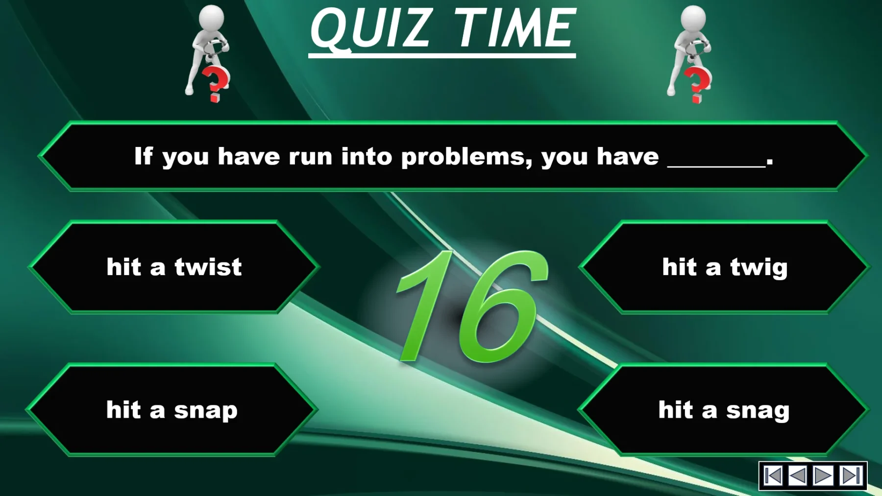 Ositos English Sports Idioms: Part Four