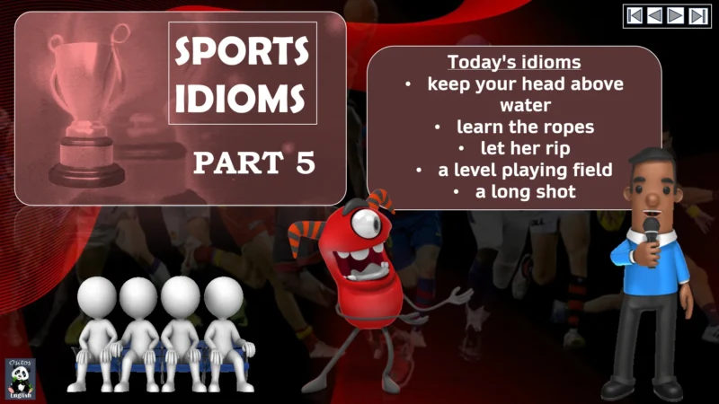 Ositos English Sports Idioms: 10-PART SERIES