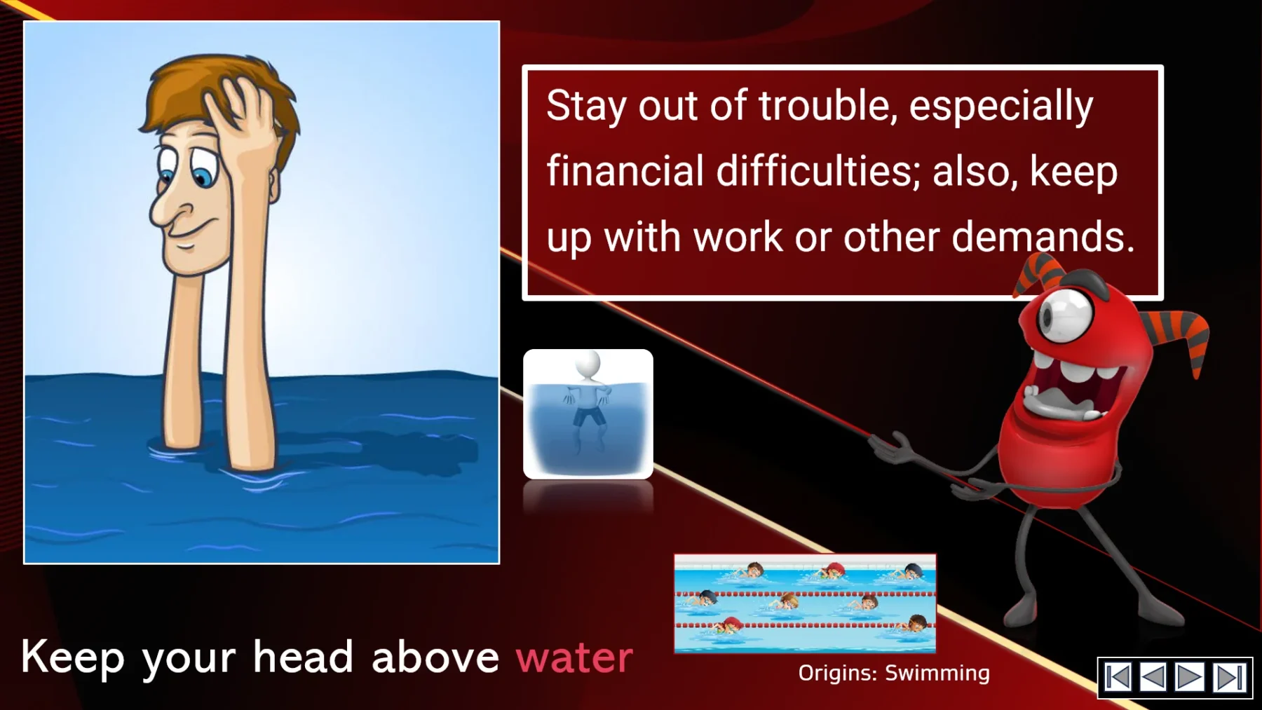 Ositos English Sports Idioms: Part Five