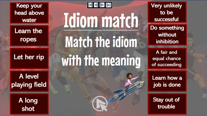Ositos English Sports Idioms: Part Five