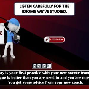 Ositos English Sports Idioms: Part Five