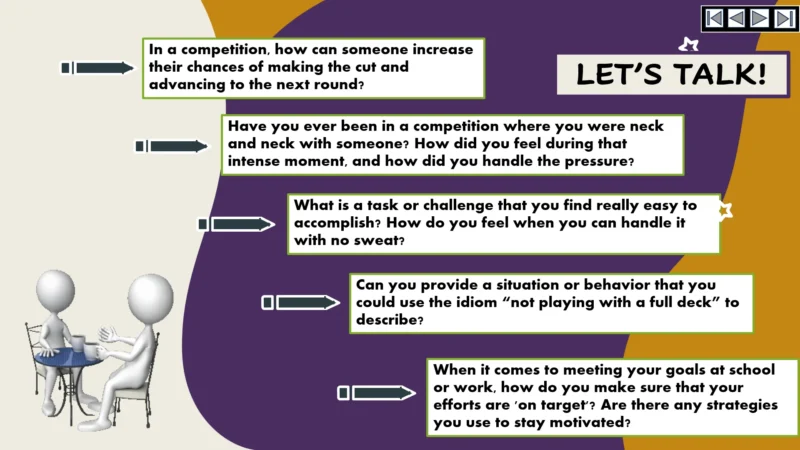 Ositos English Sports Idioms: Part Six