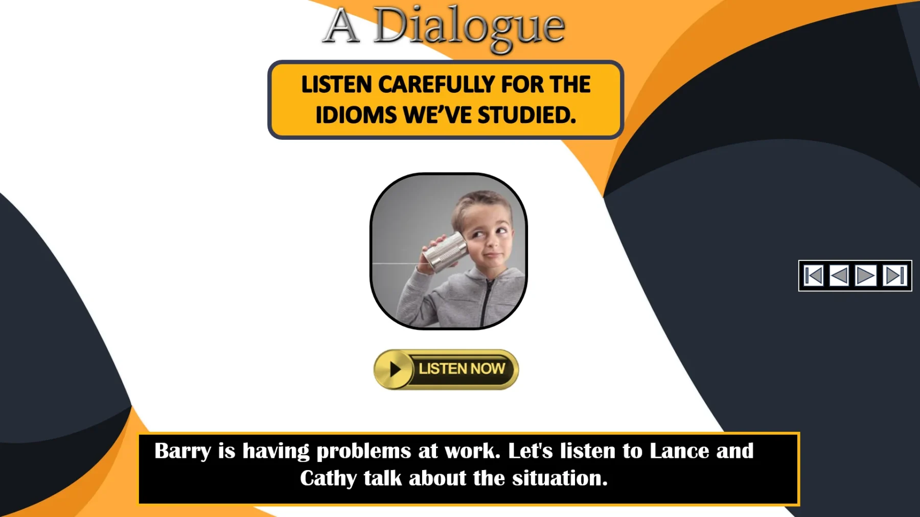 Ositos English Sports Idioms: Part Seven