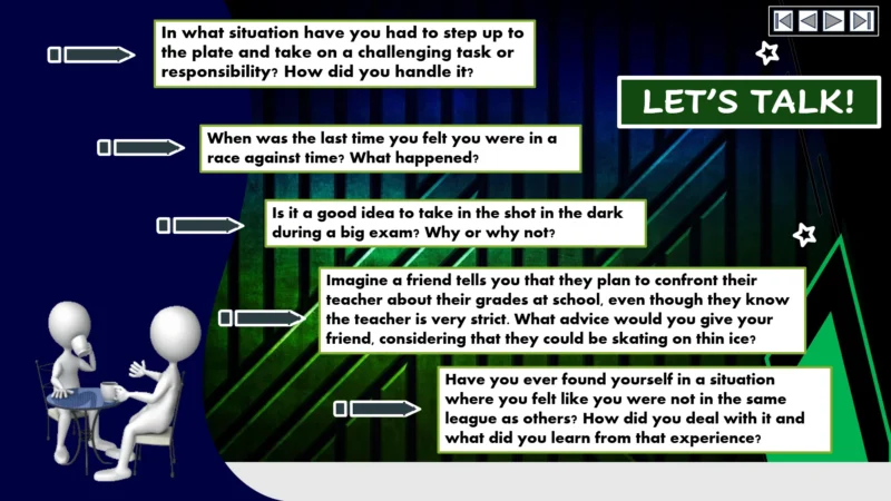 Ositos English Sports Idioms: Part Eight