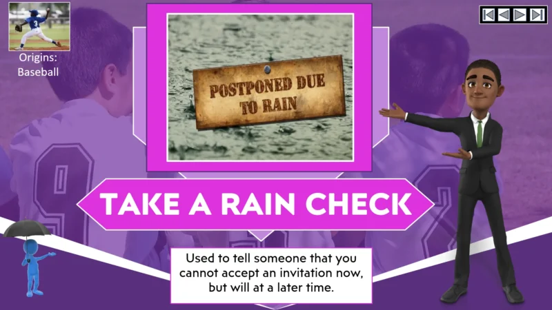 Ositos English Sports Idioms: Part Nine