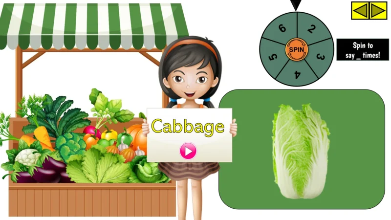 Ositos Food Lesson UNIT 2: Vegetables