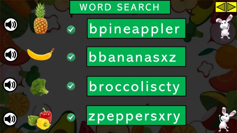 Ositos Food Lesson UNIT 3: Fruit & Veggie Practice