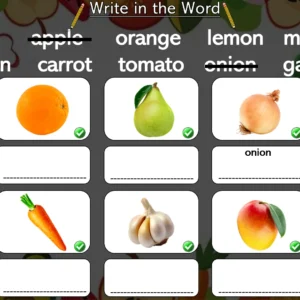 Ositos Food Lesson UNIT 3: Fruit & Veggie Practice