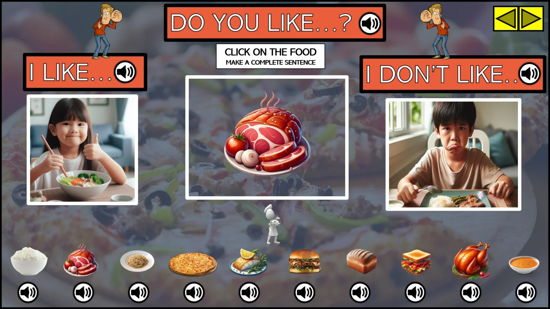 Ositos Food Series - 8 Lessons Plus 3 Review Units