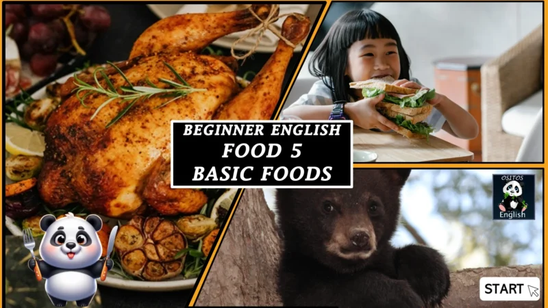 Ositos Food Series - 8 Lessons Plus 3 Review Units