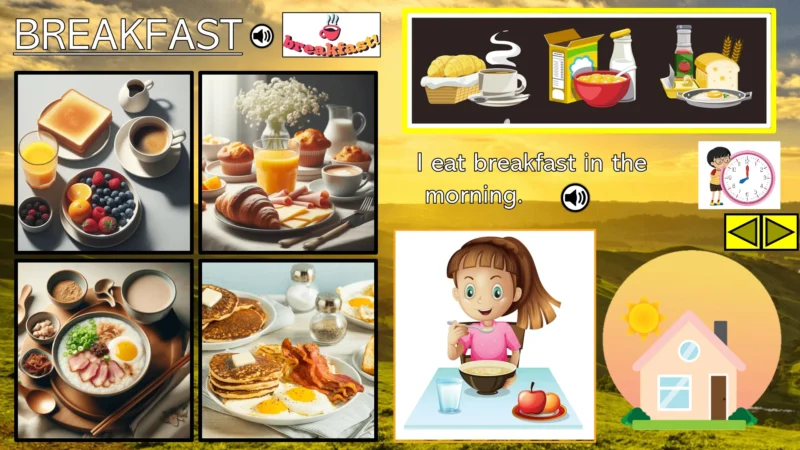 Ositos Food Lesson UNIT 8 – Meals of the Day