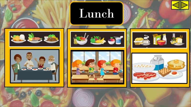 Ositos Food Lesson UNIT 8 – Meals of the Day