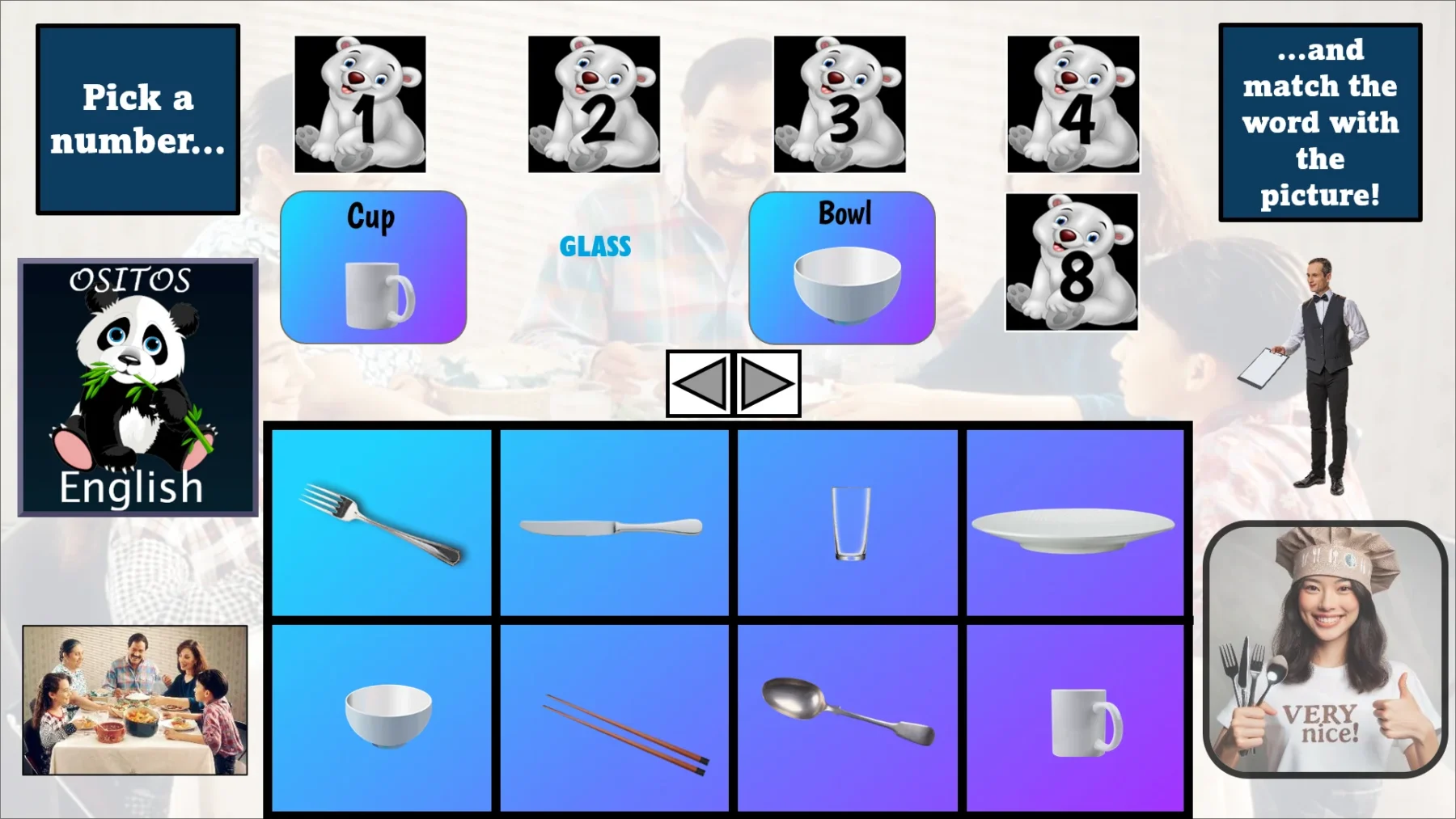 Ositos Food Lesson UNIT 11: Review Units 1-10