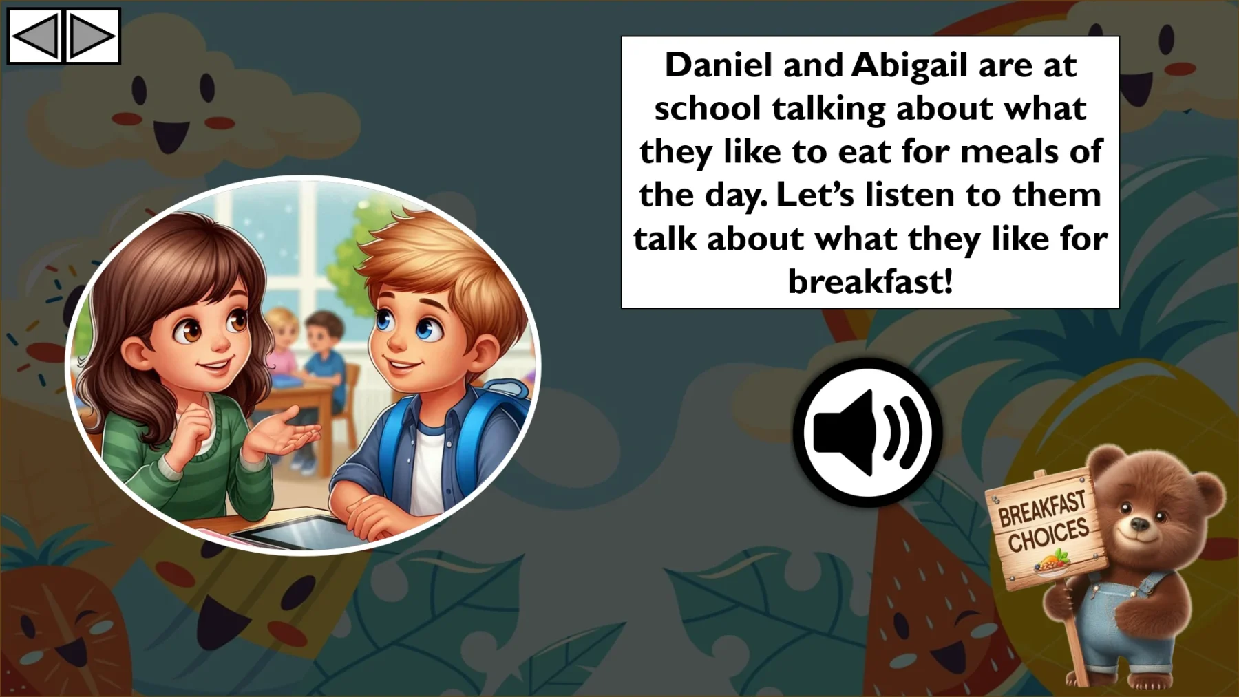 Ositos Food Lesson UNIT 11: Review Units 1-10