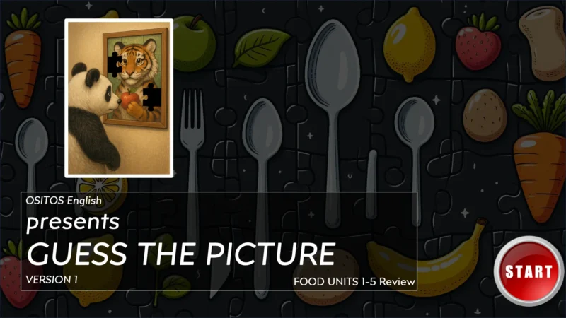 Ositos Food Series - 8 Lessons Plus 3 Review Units