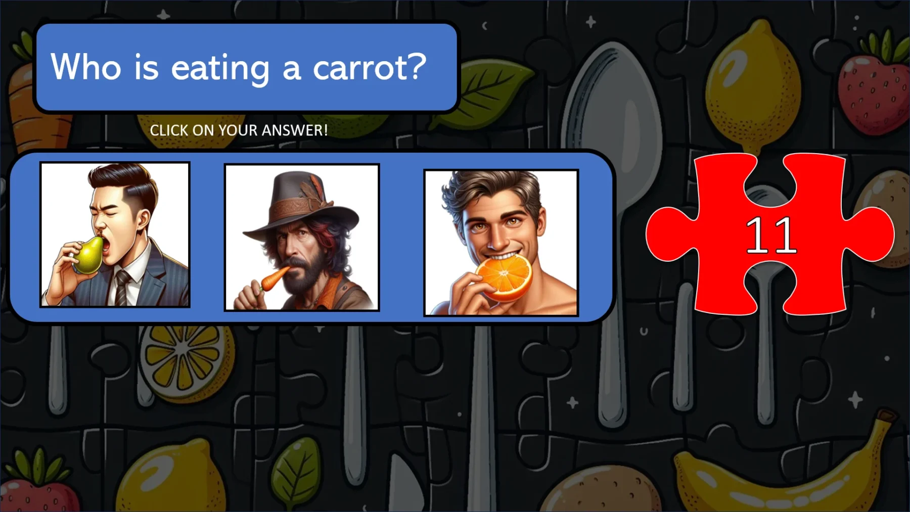 Ositos Food Lesson UNITS 6 & 6B – Picture Reveal Game