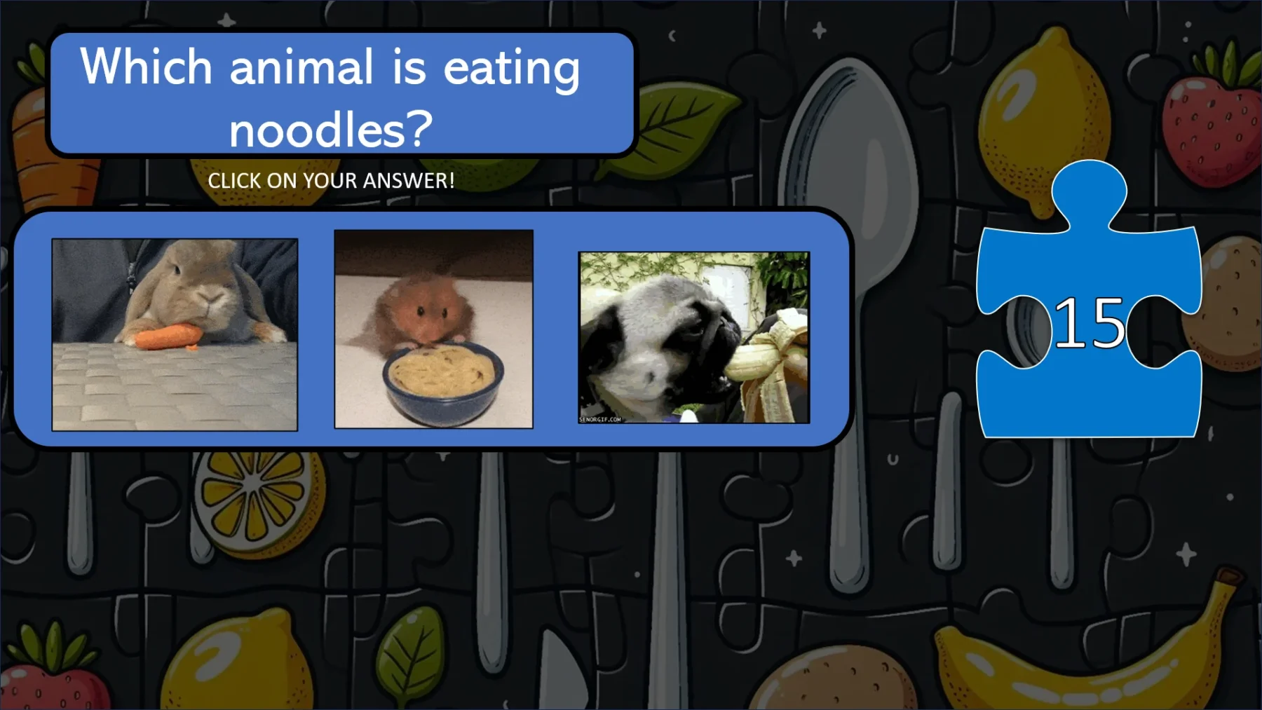 Ositos Food Lesson UNITS 6 & 6B – Picture Reveal Game