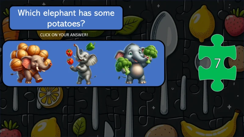 Ositos Food Lesson UNITS 6 & 6B – Picture Reveal Game