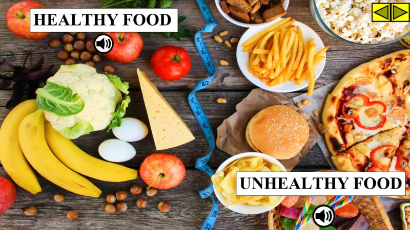 Ositos Food Lesson UNIT 10 - Healthy and Unhealthy Foods