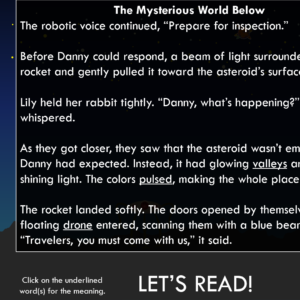 Danny and Lily's Space Adventure