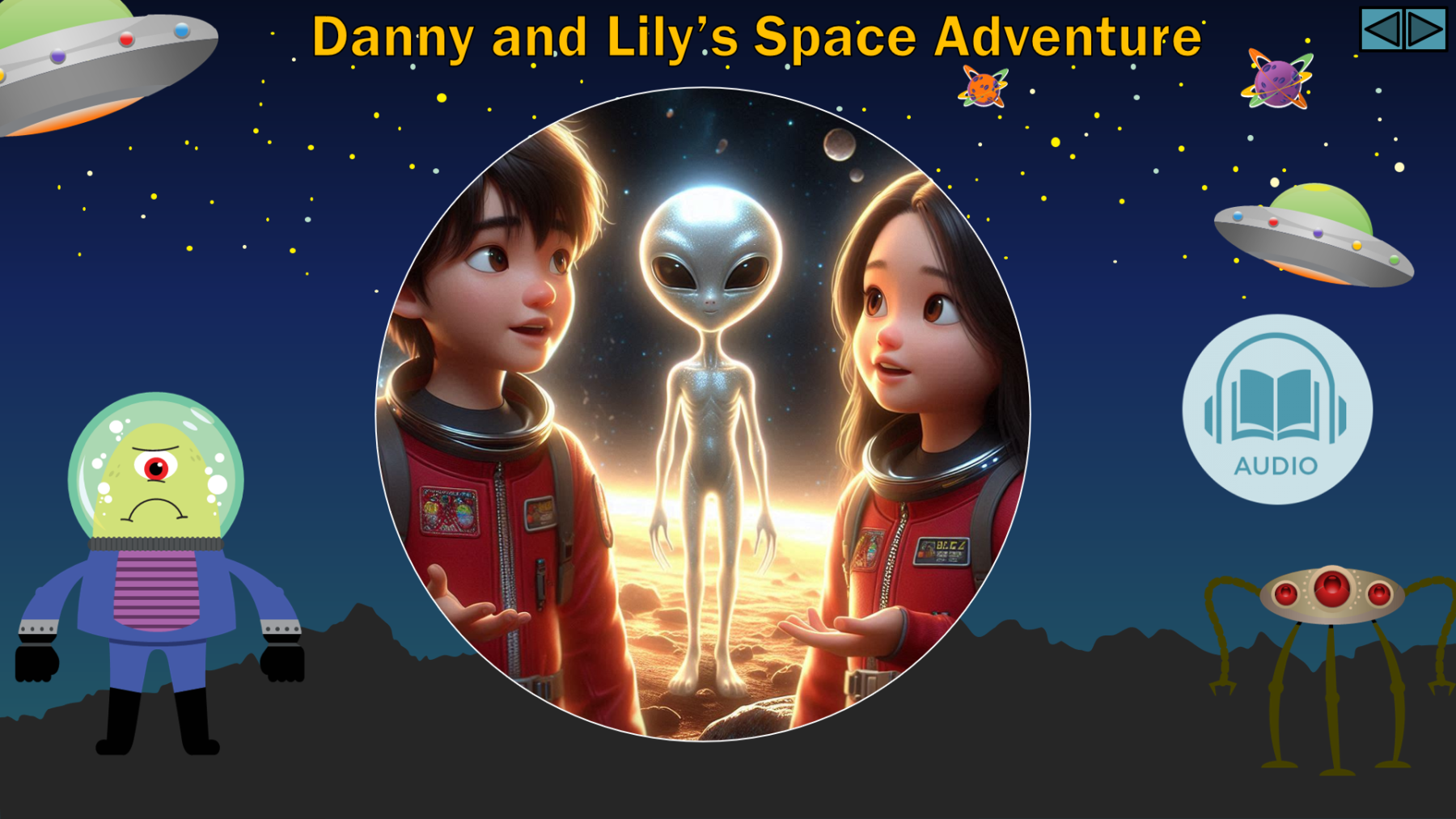 Danny and Lily's Space Adventure