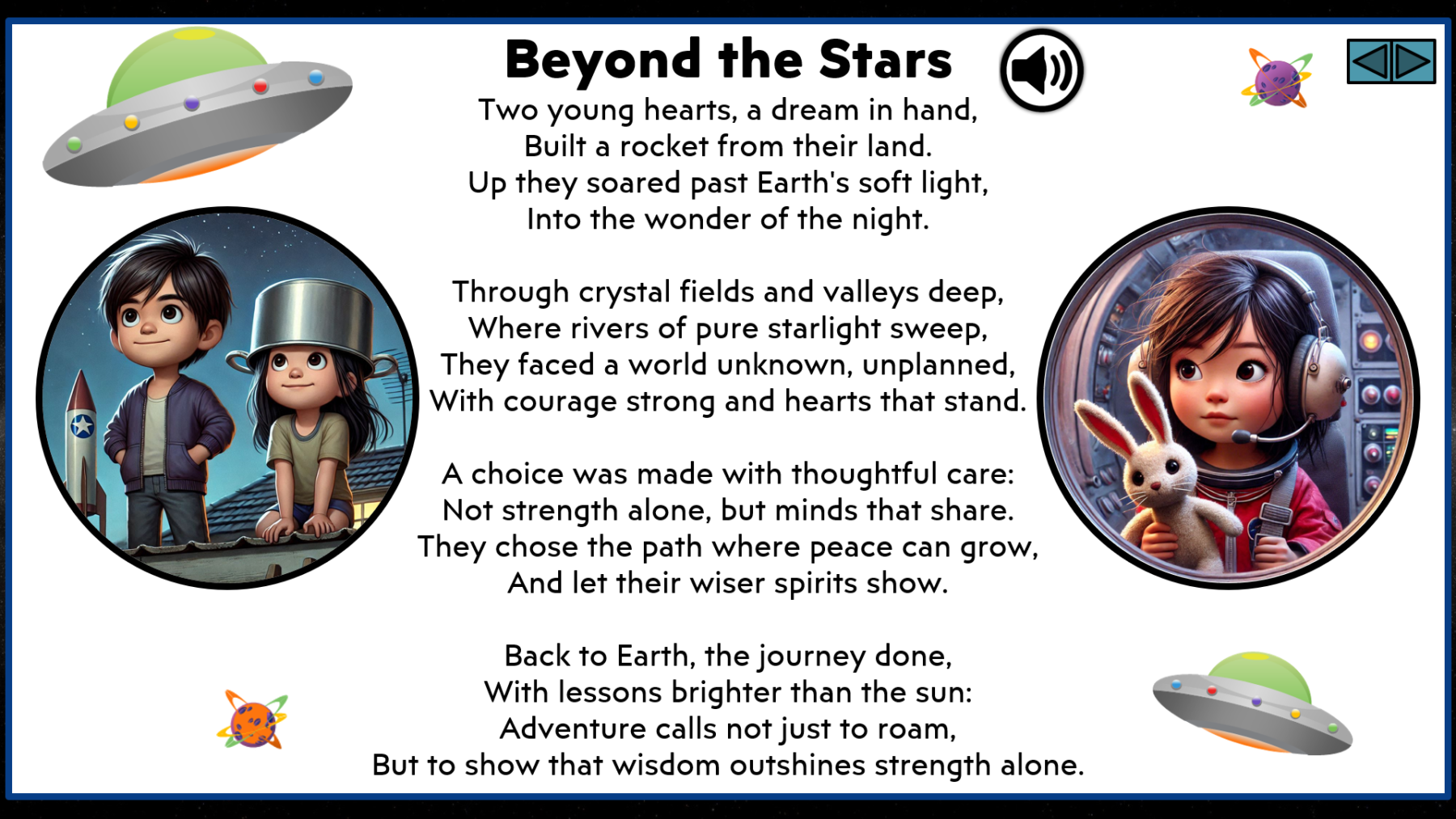 Danny and Lily's Space Adventure