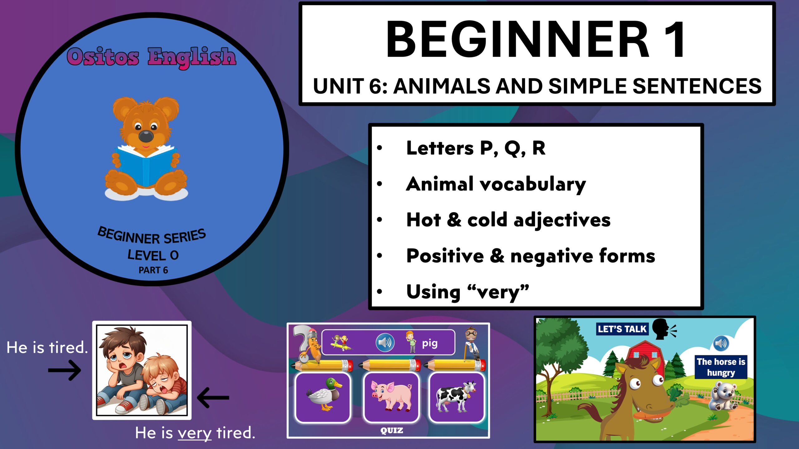 Unit 6 Ositos English Beginner Series