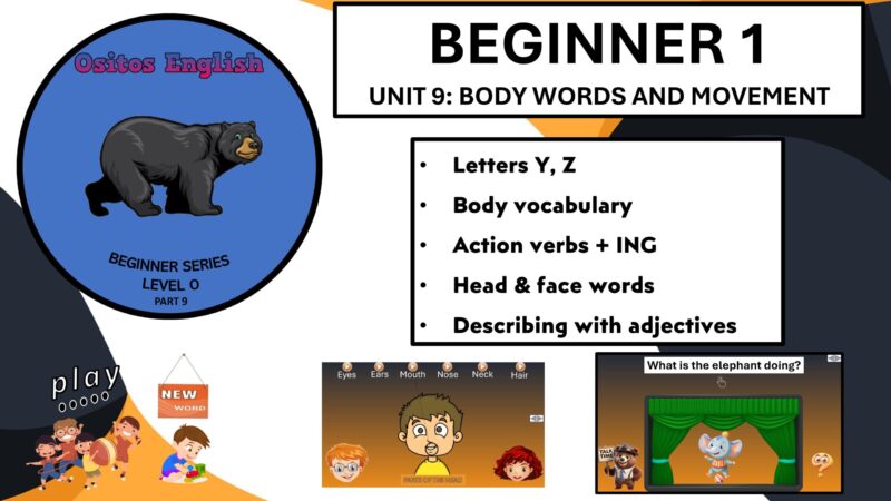Unit 9 Ositos English Beginner Series