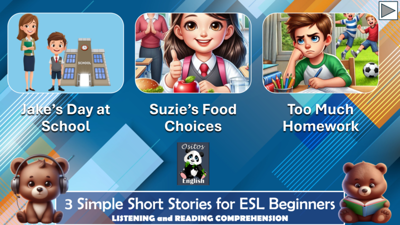 Beginner Story Pack #1 (3 Stories)