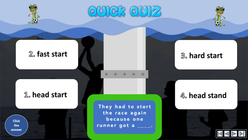 Ositos English Sports Idioms Unit one